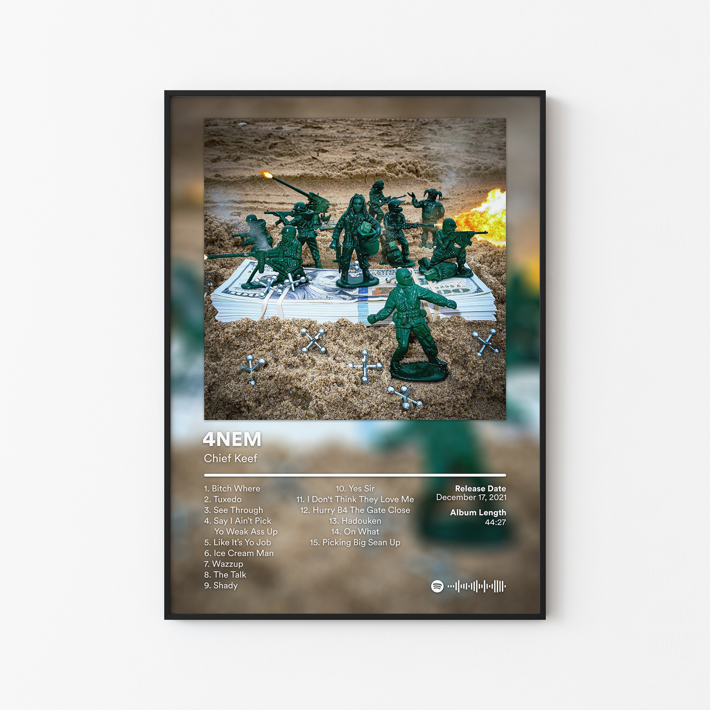Chief Keef 4NEM Album Poster