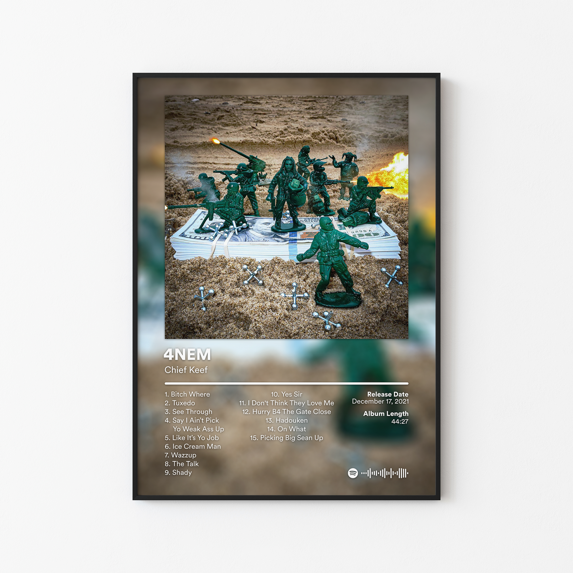 Chief Keef 4NEM Album Poster