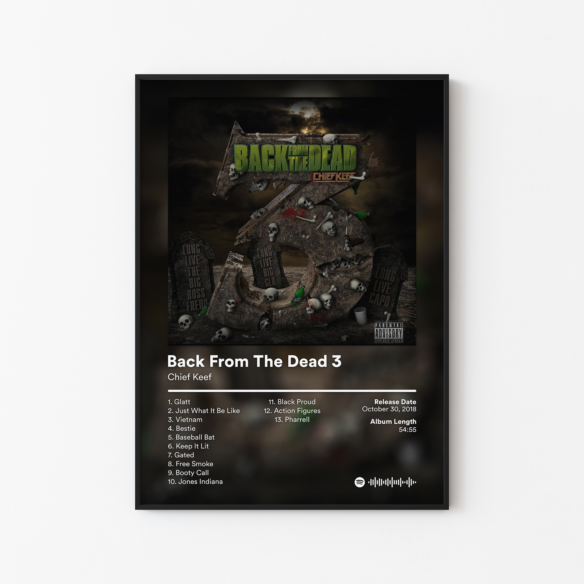 Chief Keef Back From The Dead 3 Album Poster