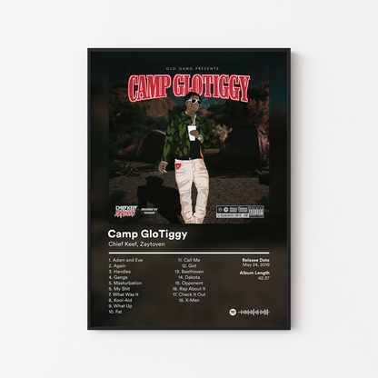 Chief Keef Camp GloTiggy Album Poster