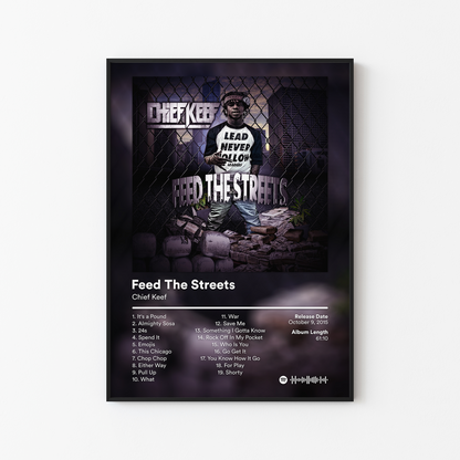 Chief Keef Feed The Streets Album Poster