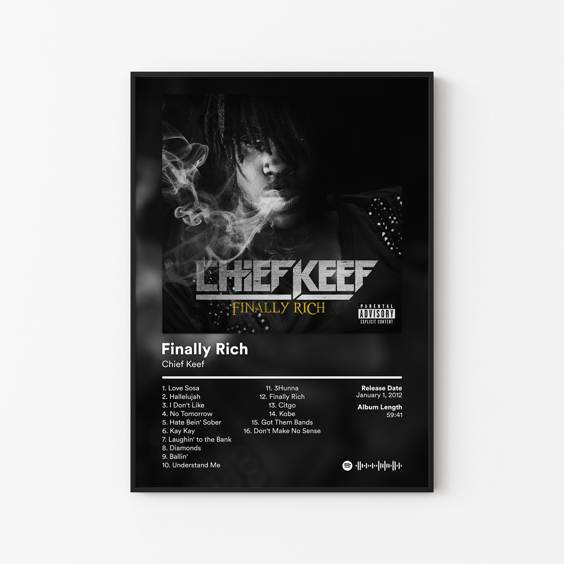 Chief Keef Finally Rich Album Poster