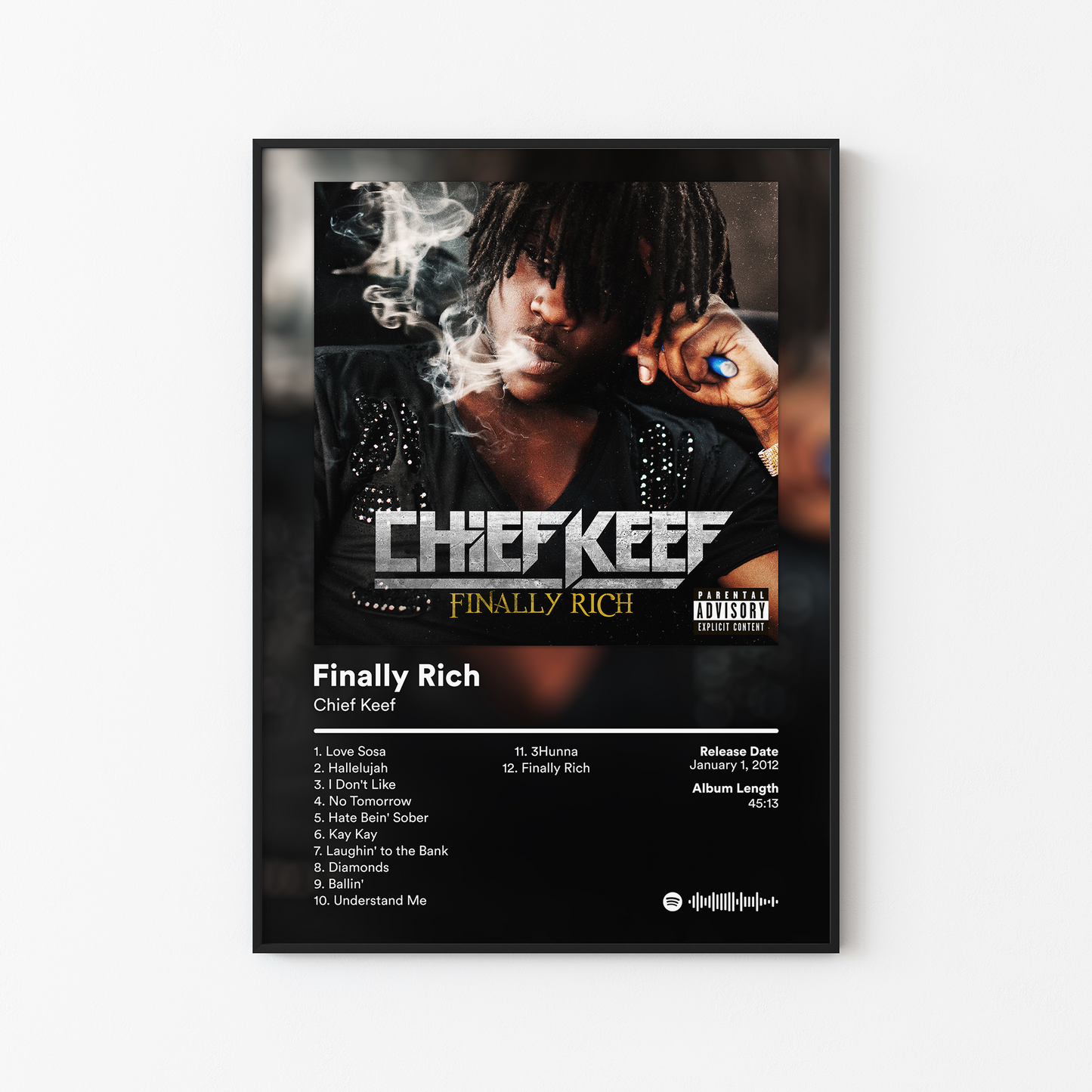 Chief Keef Finally Rich Album Poster