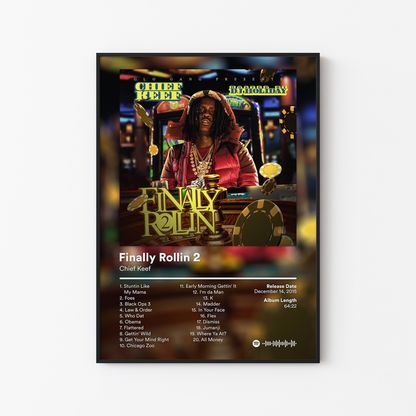 Chief Keef Finally Rollin 2 Album Poster