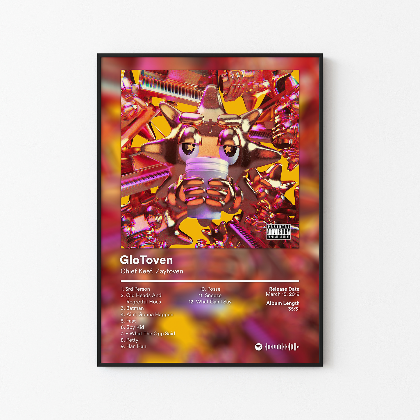 Chief Keef GloToven Album Poster