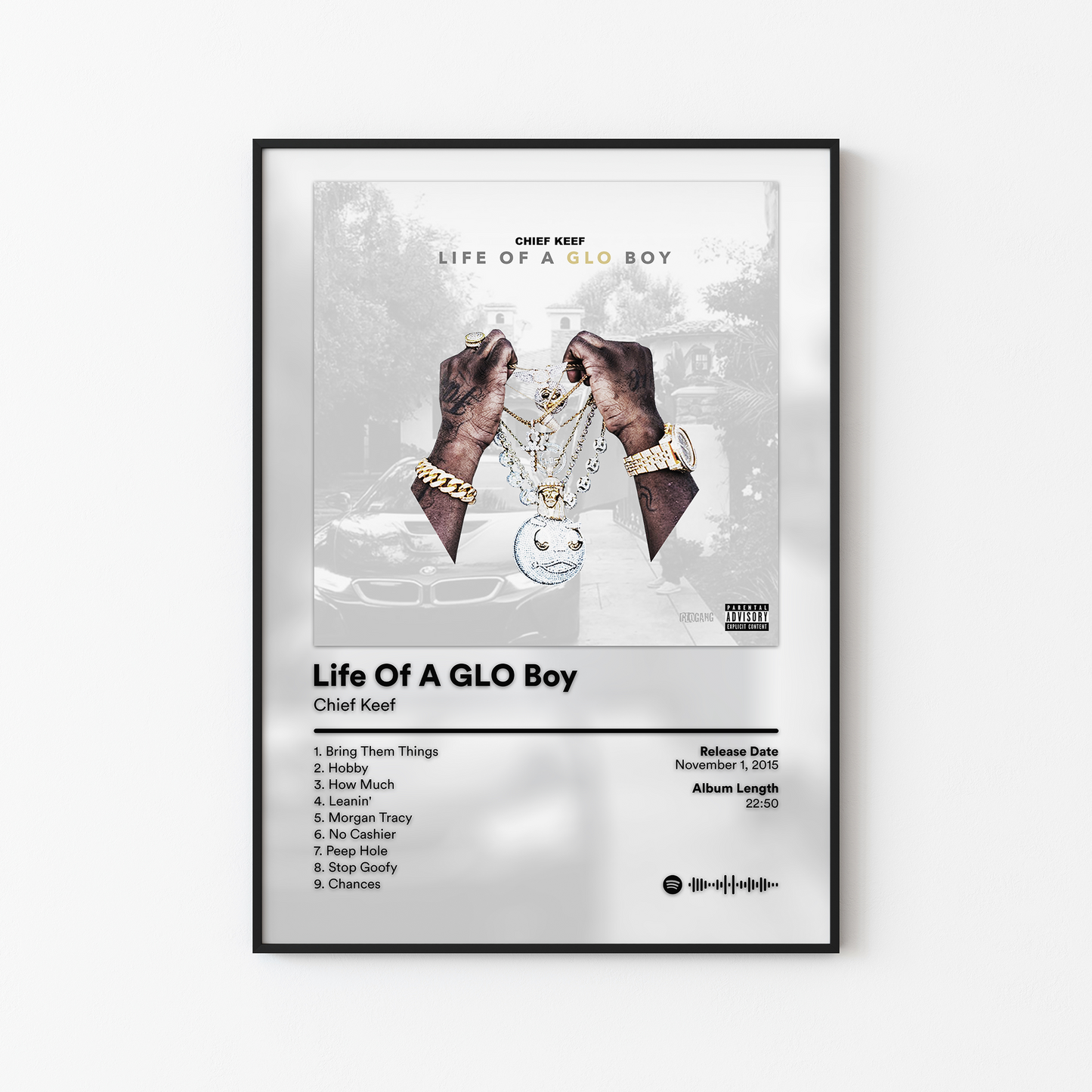 Chief Keef Life Of A GLO Boy Album Poster
