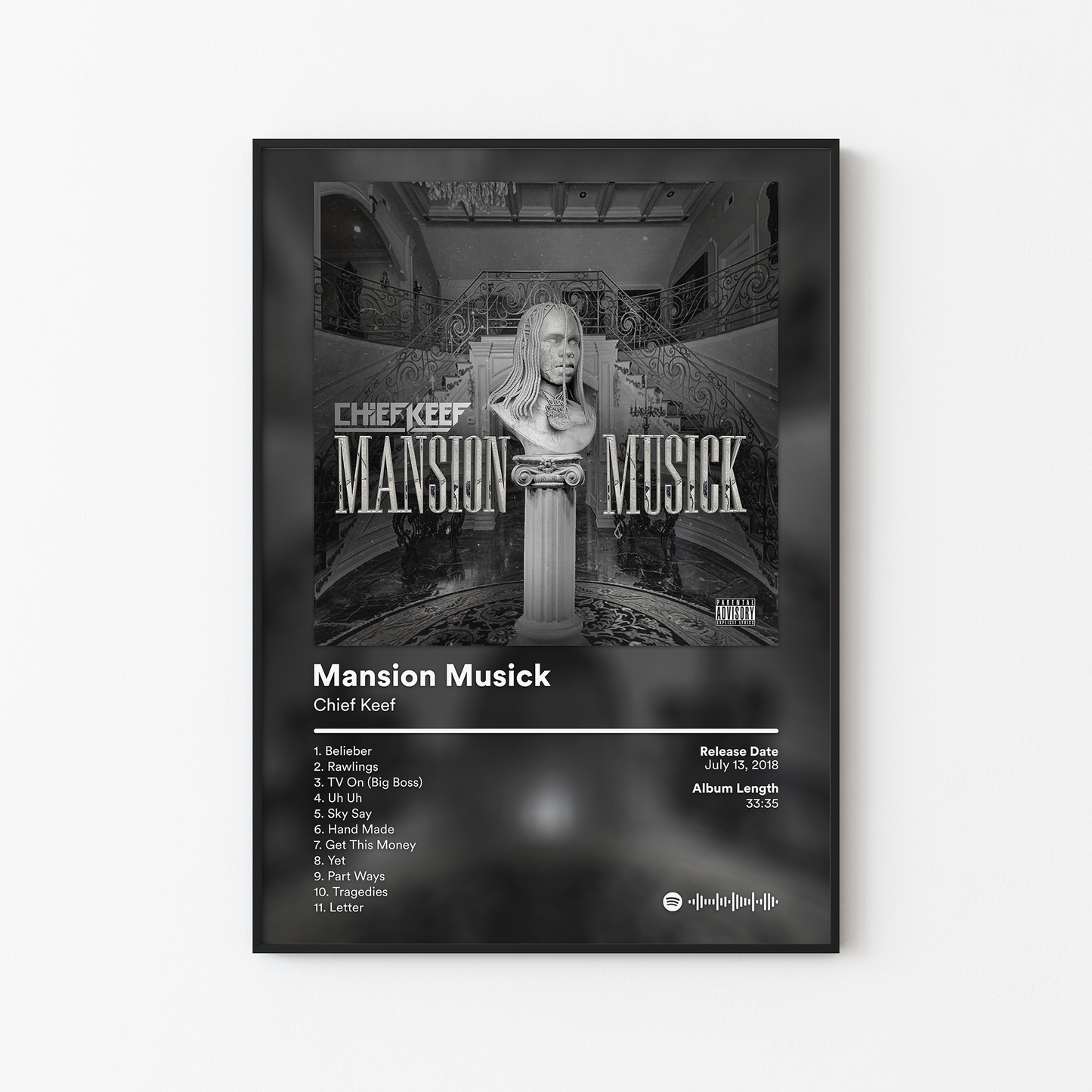 Chief Keef Mansion Musick Album Poster