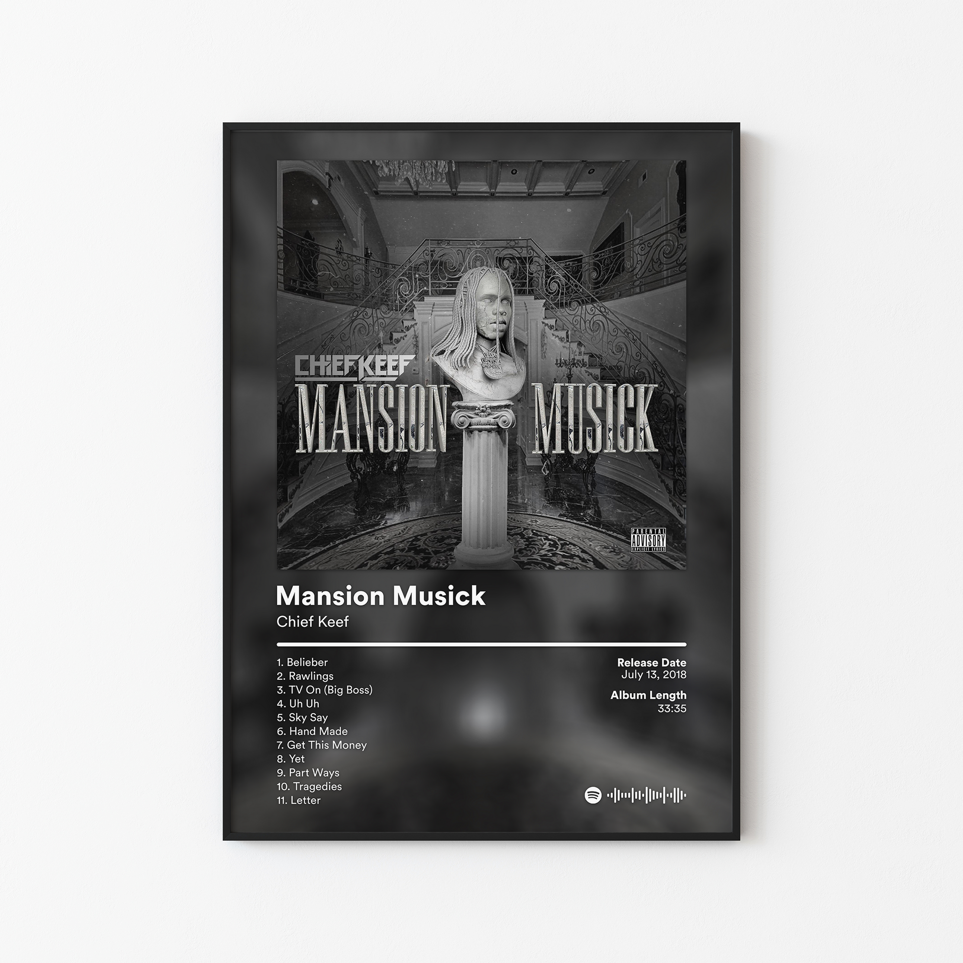 Chief Keef Mansion Musick Album Poster