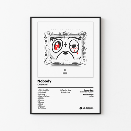 Chief Keef Nobody Album Poster