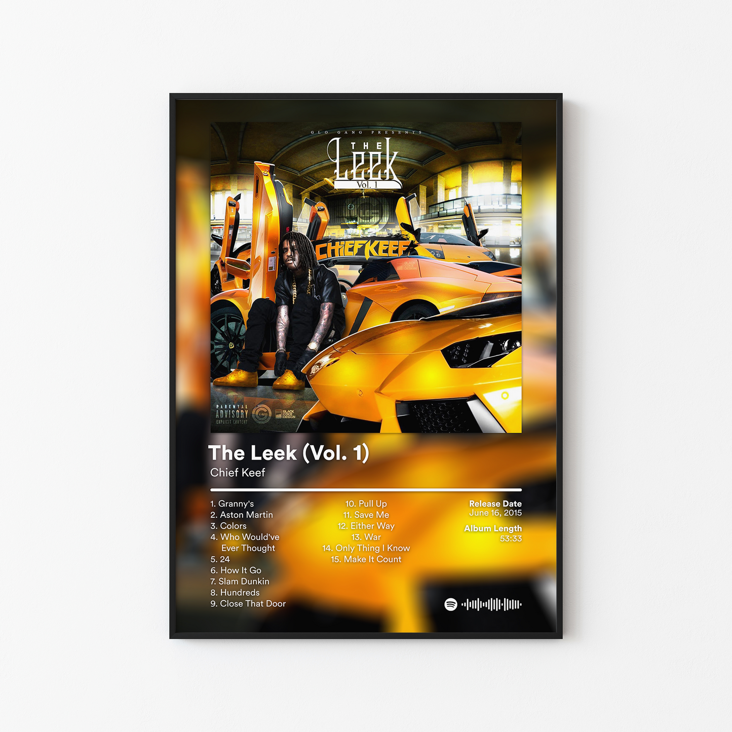 Chief Keef The Leek Vol 1 Album Poster
