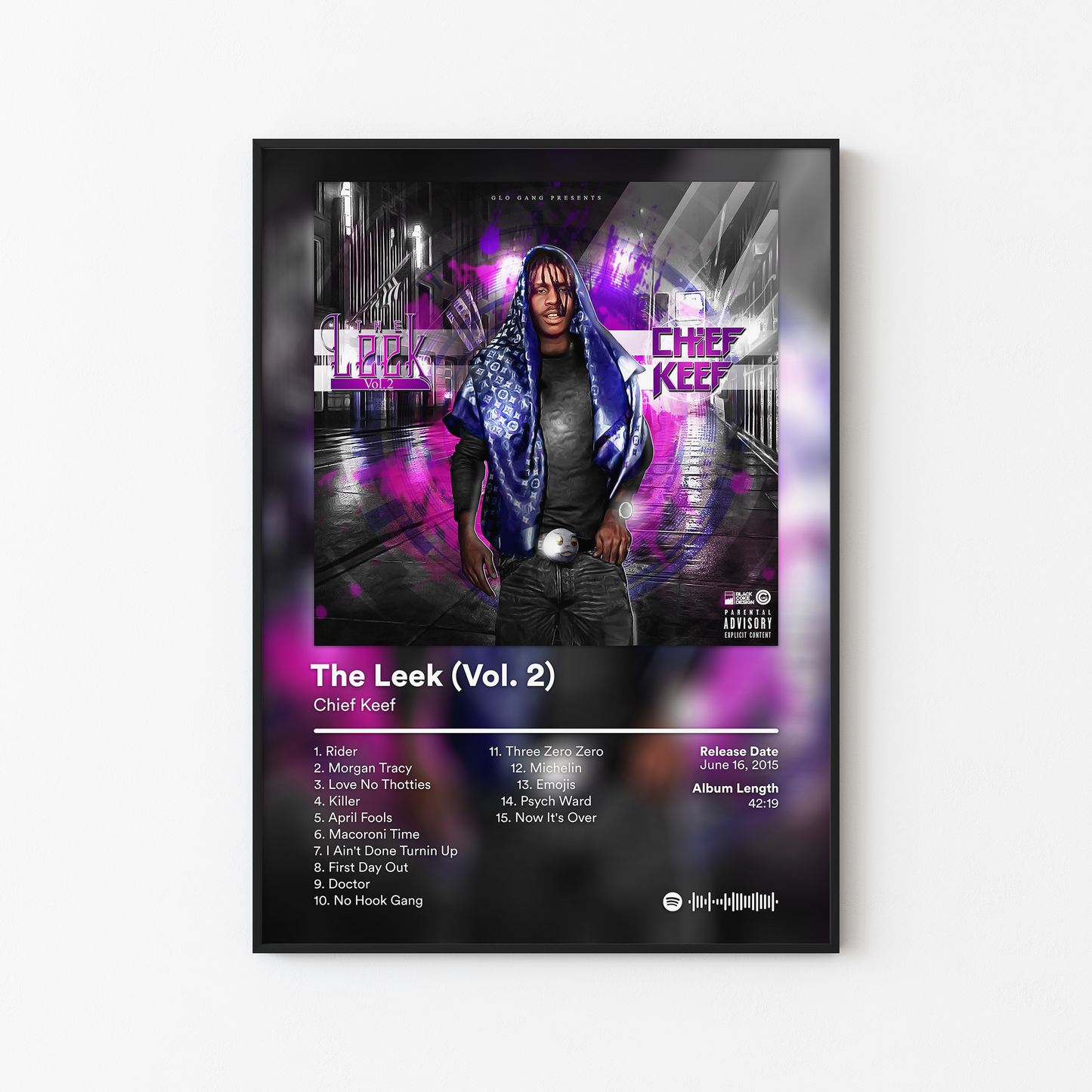 Chief Keef The Leek Vol 2 Album Poster
