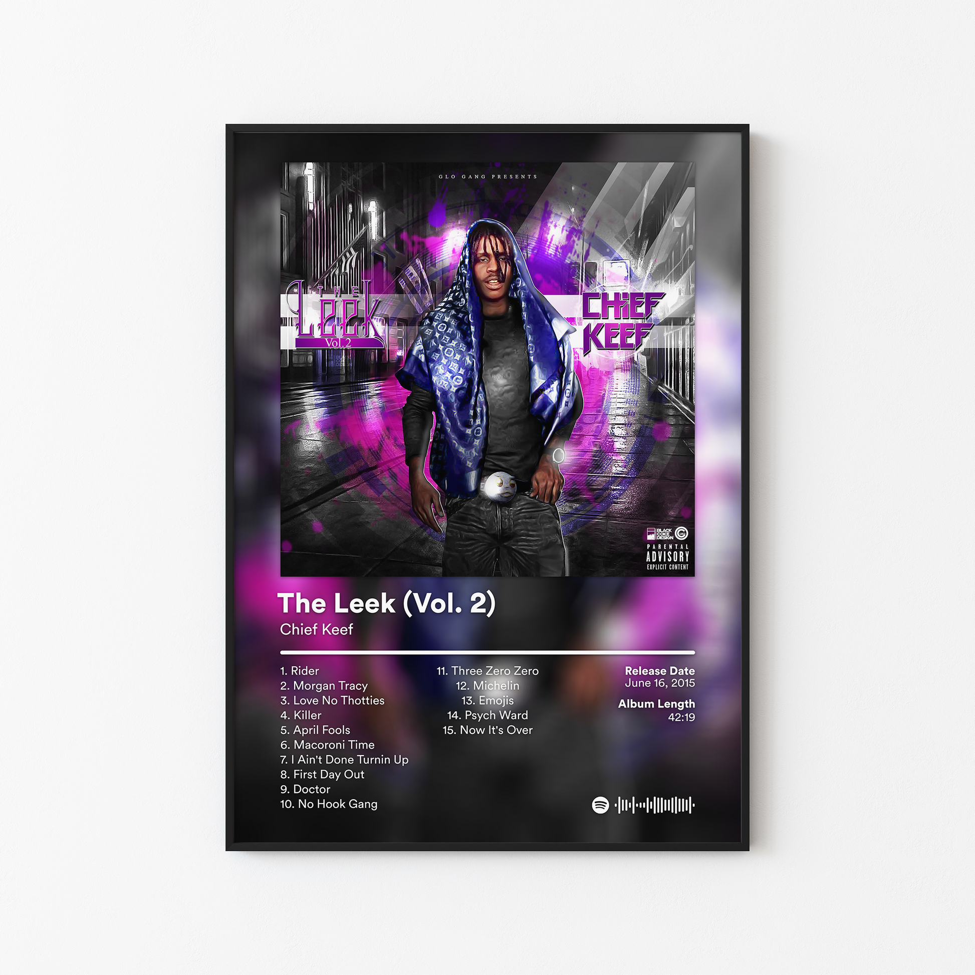Chief Keef The Leek Vol 2 Album Poster