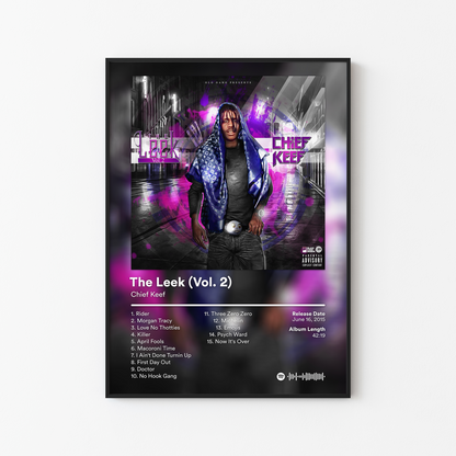 Chief Keef The Leek Vol 2 Album Poster