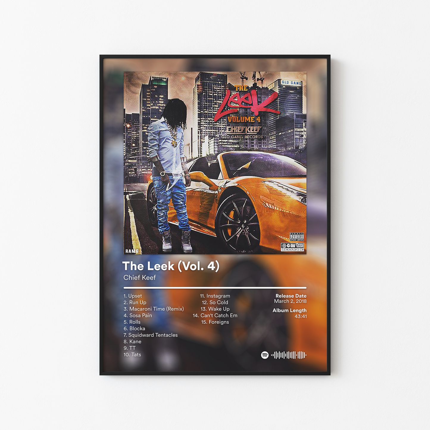 Chief Keef The Leek Vol 4 Album Poster