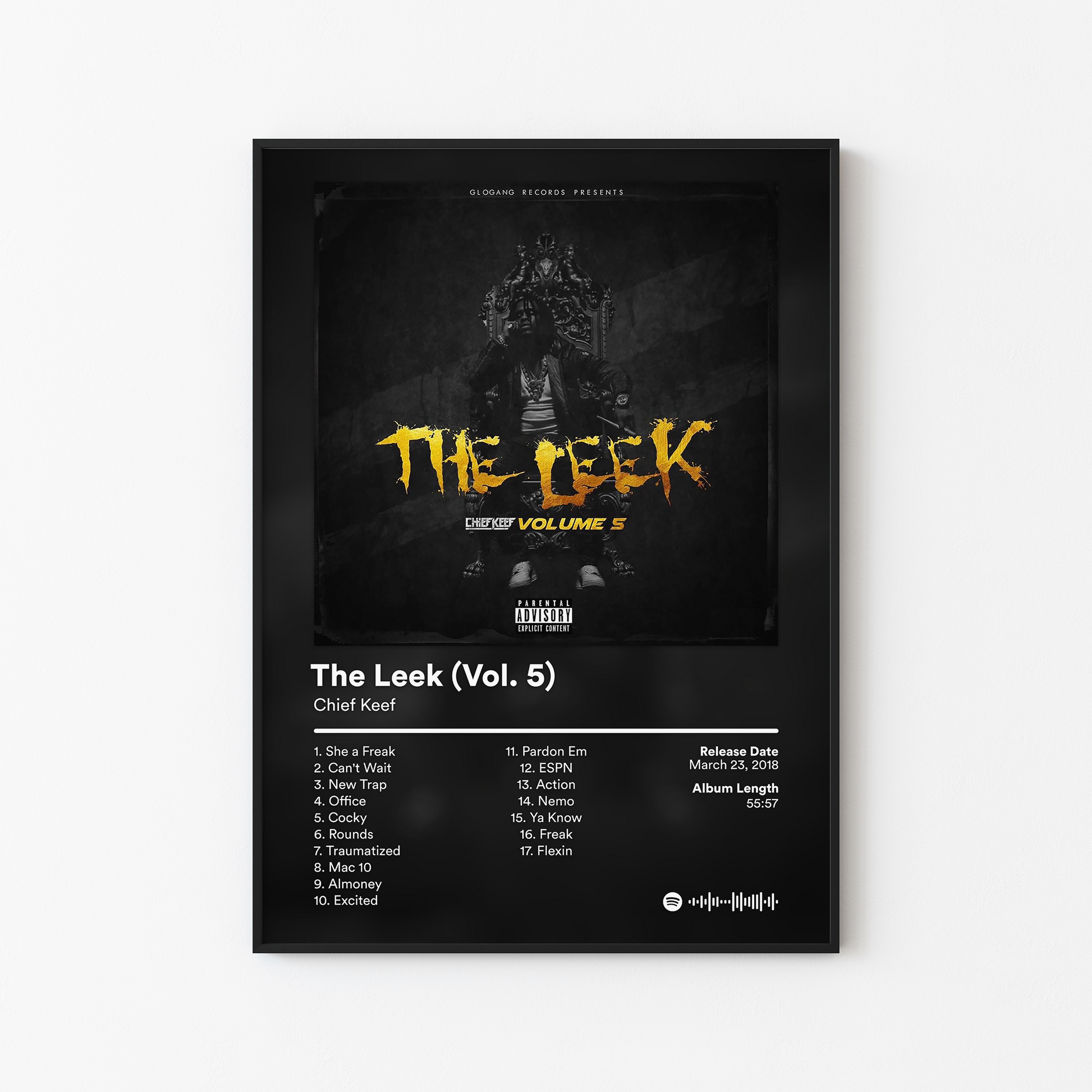 Chief Keef The Leek Vol 5 Album Poster
