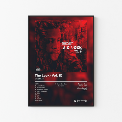 Chief Keef The Leek Vol 8 Album Poster