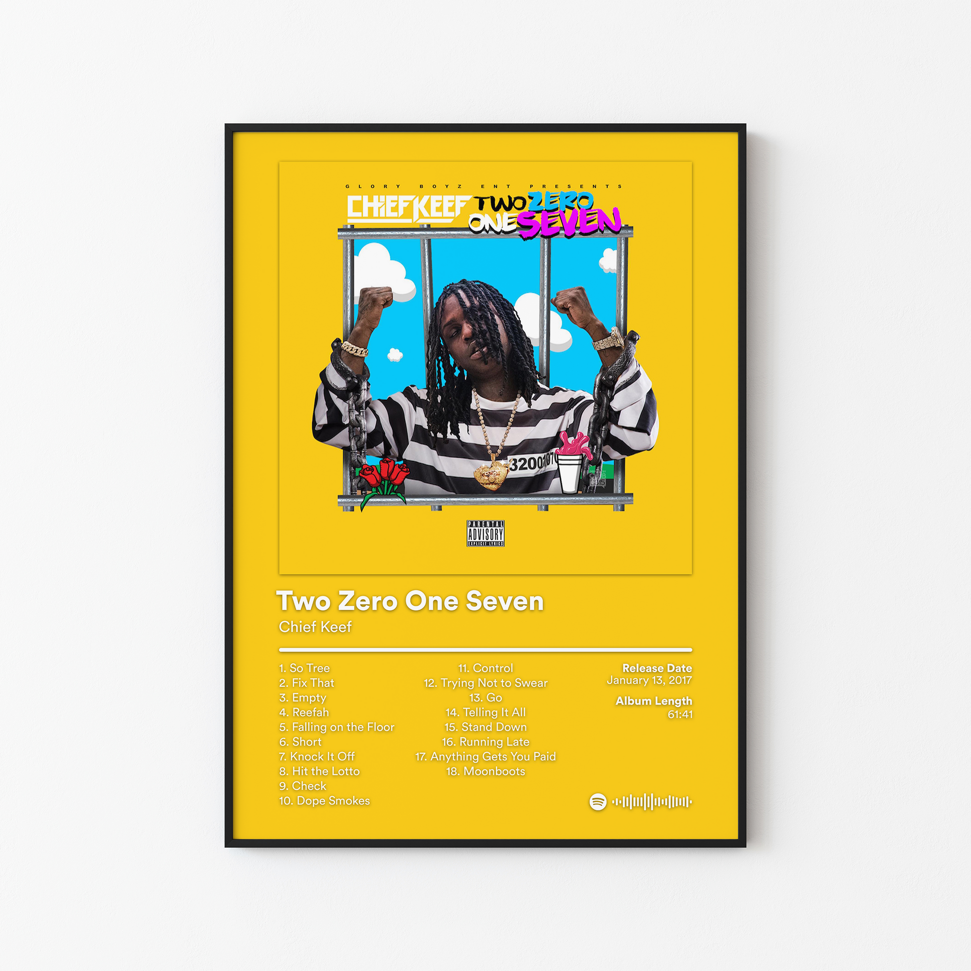 Chief Keef Two Zero One Seven Album Poster