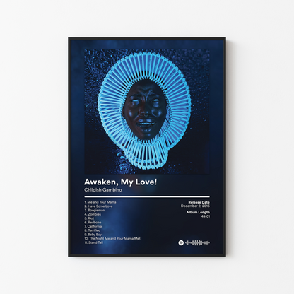 Childish Gambino Awaken My Love Album Poster