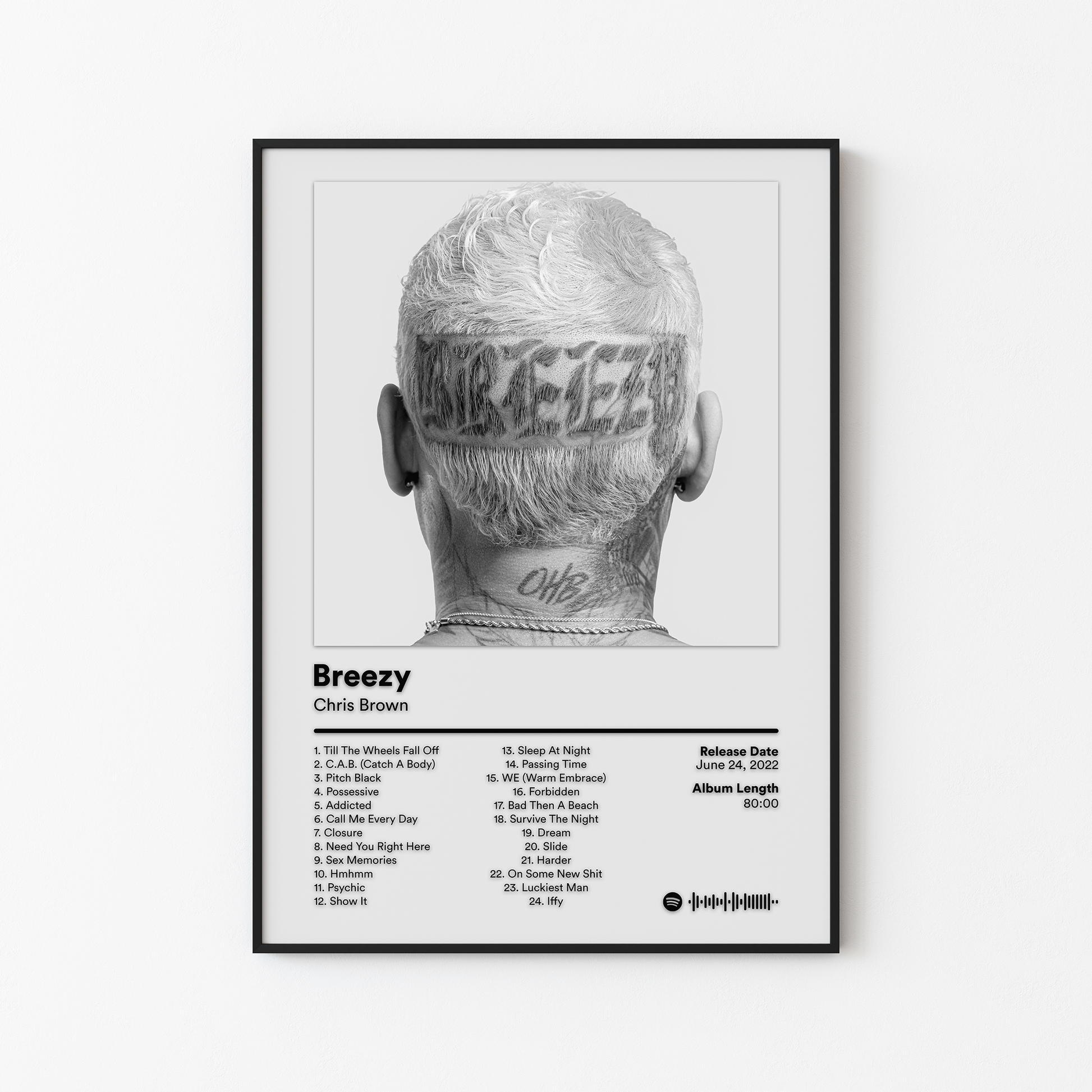 Chris Brown Breezy Album Poster