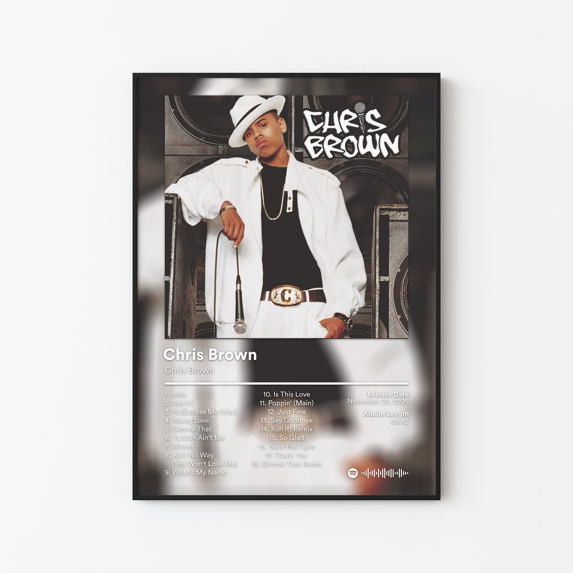 Chris Brown Chris Brown Album Poster
