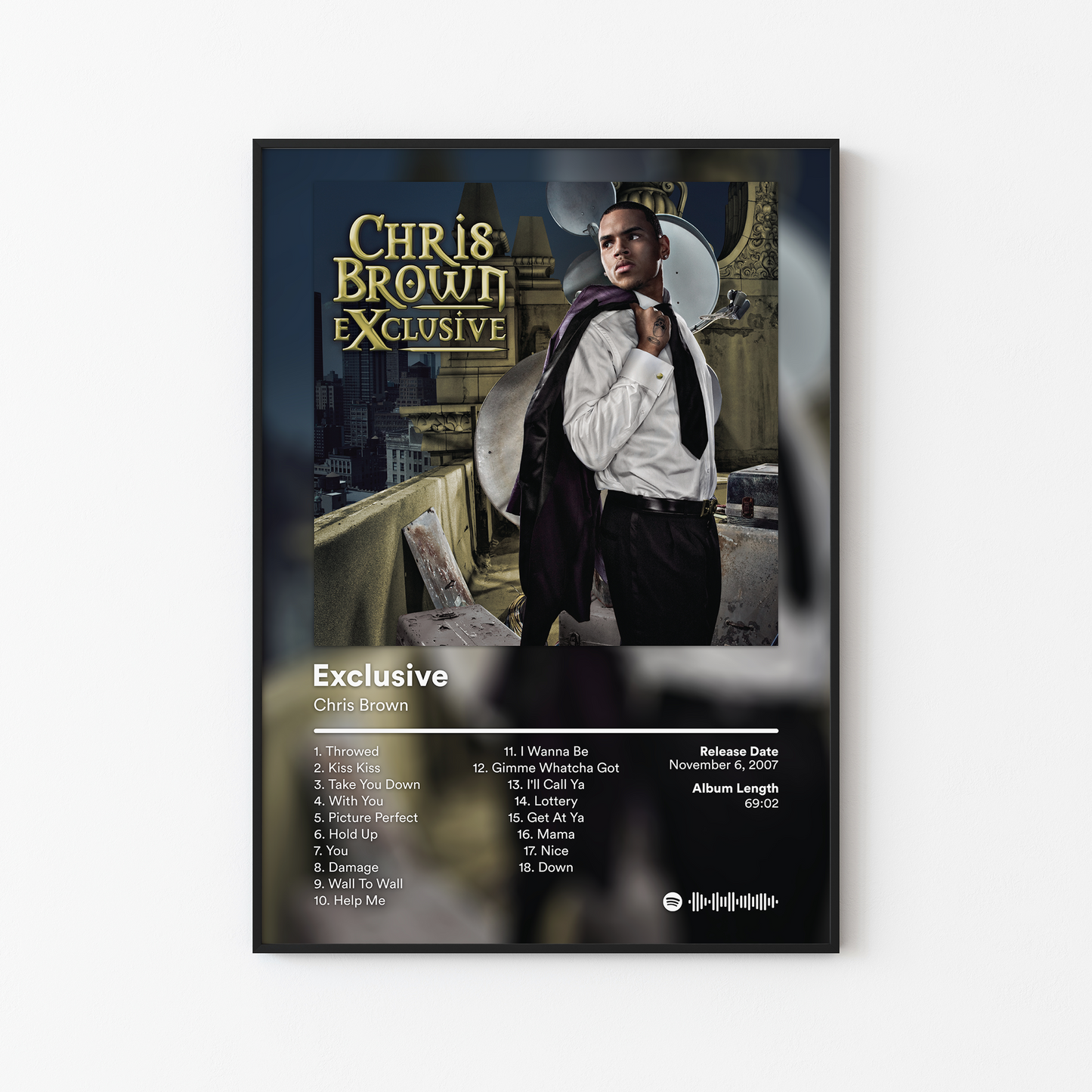 Chris Brown Exclusive Album Poster