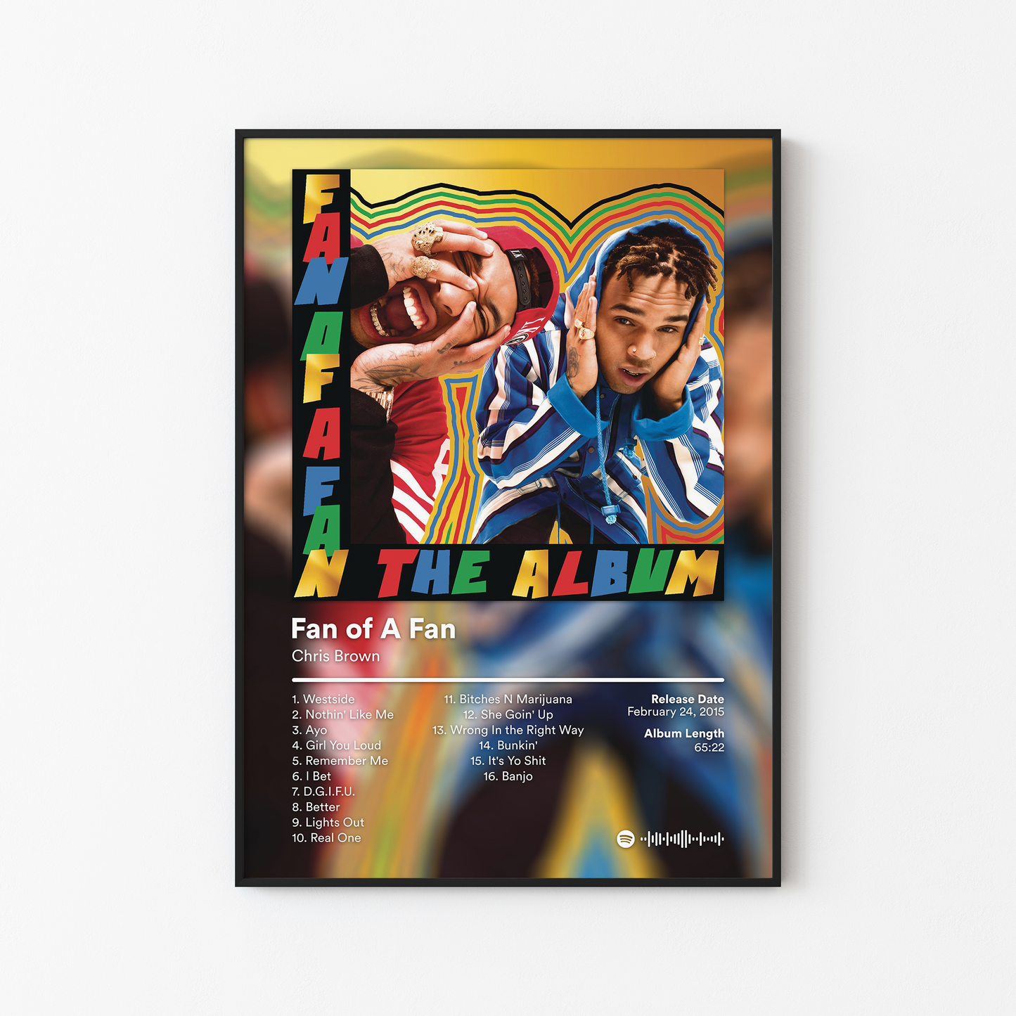 Chris Brown Fan of a Fan Album Poster