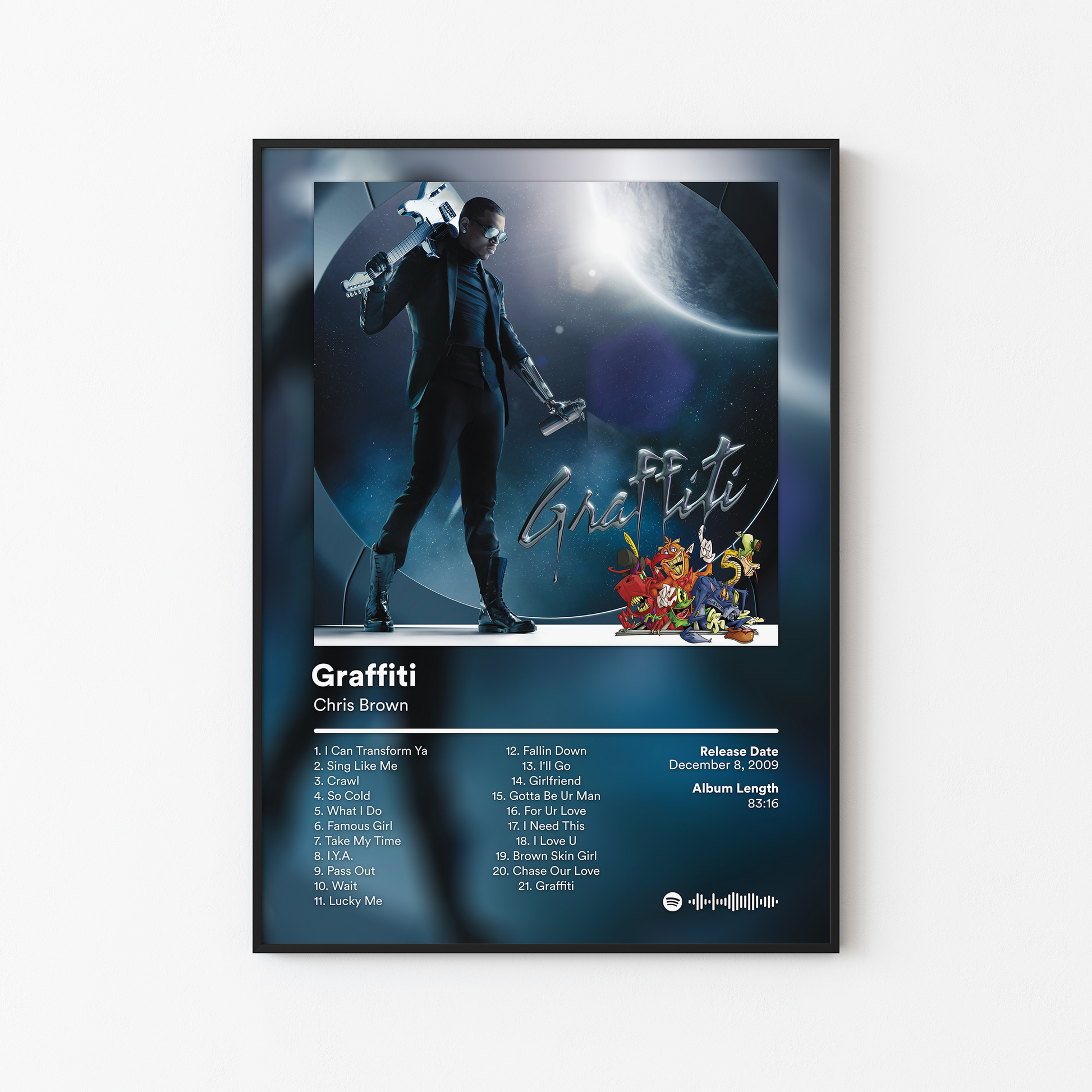 Chris Brown Graffiti Album Poster