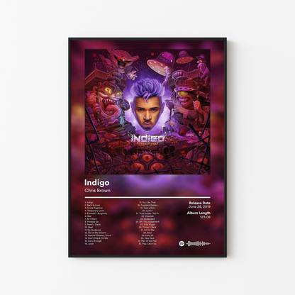 Chris Brown Indigo Album Poster