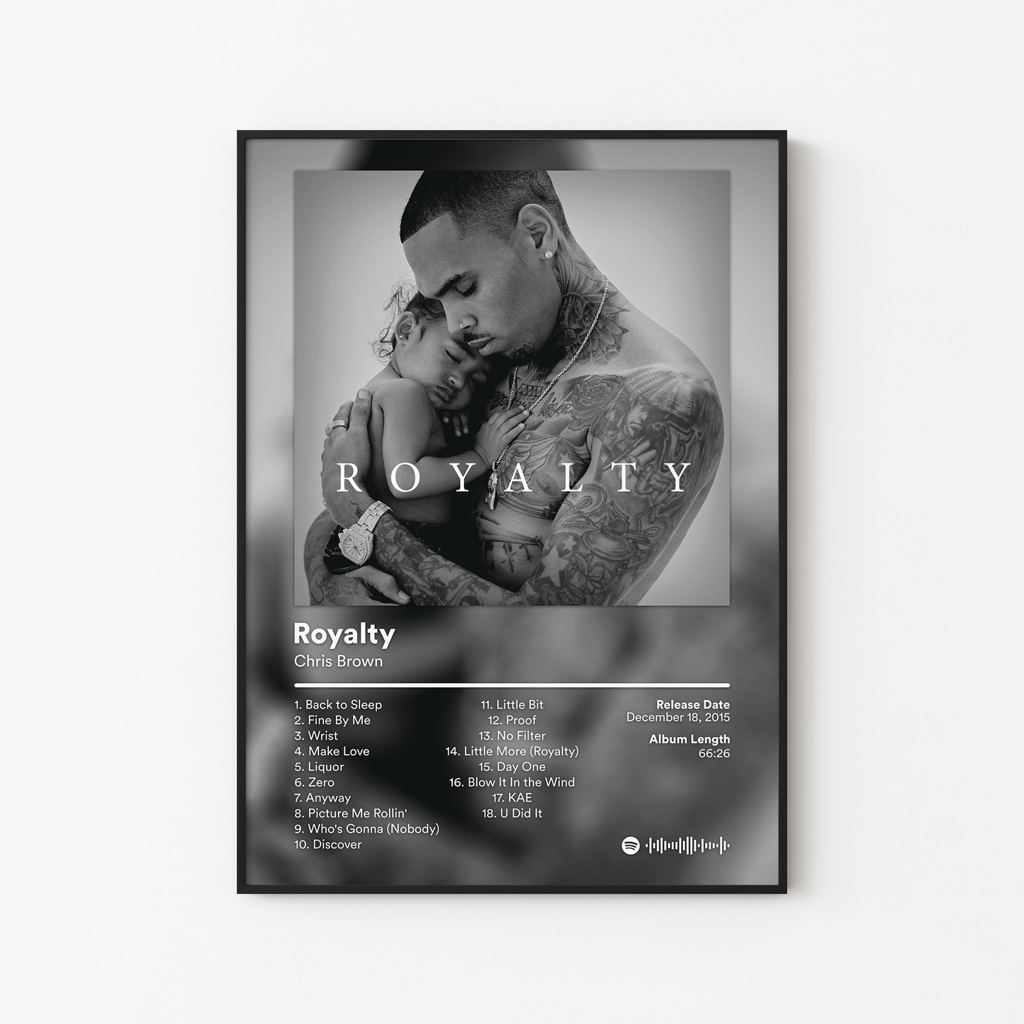 Chris Brown Royalty Album Poster