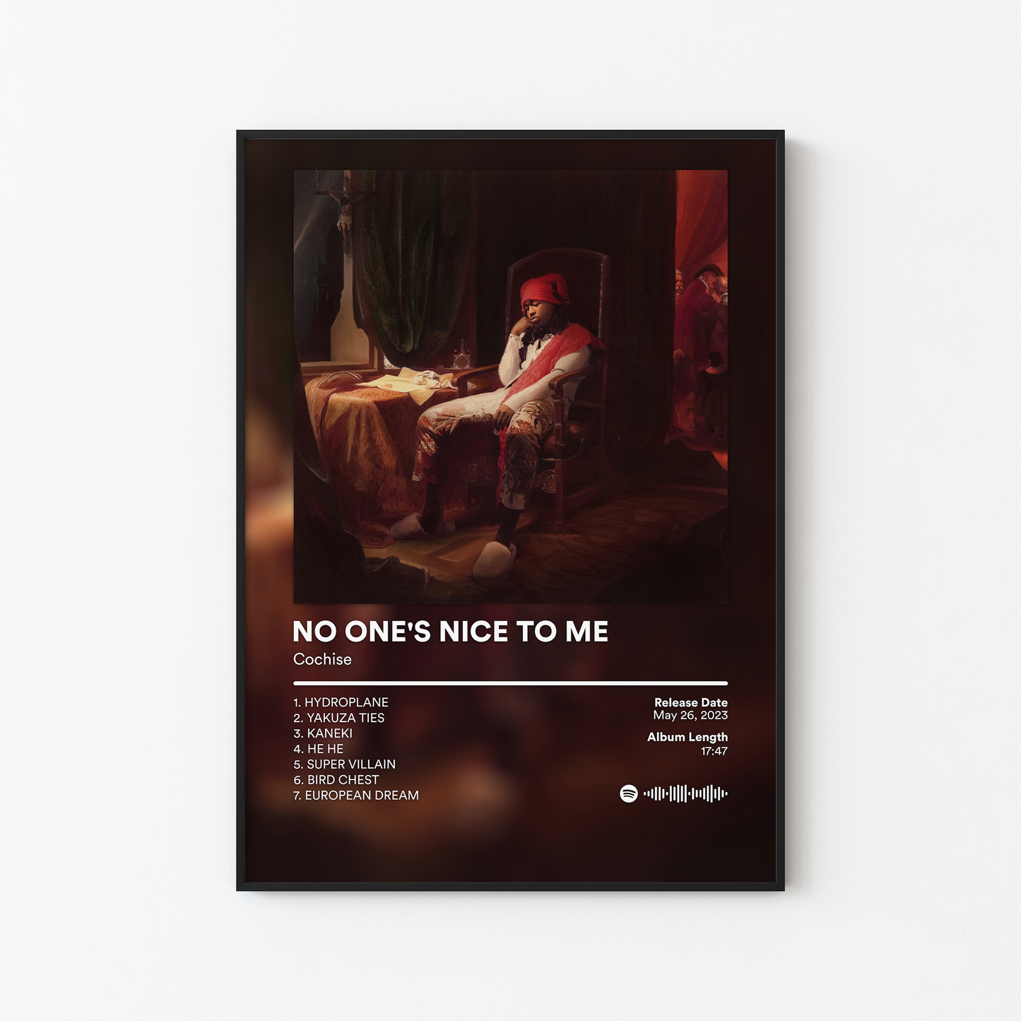 Cochise NO ONE'S NICE TO ME Album Posters