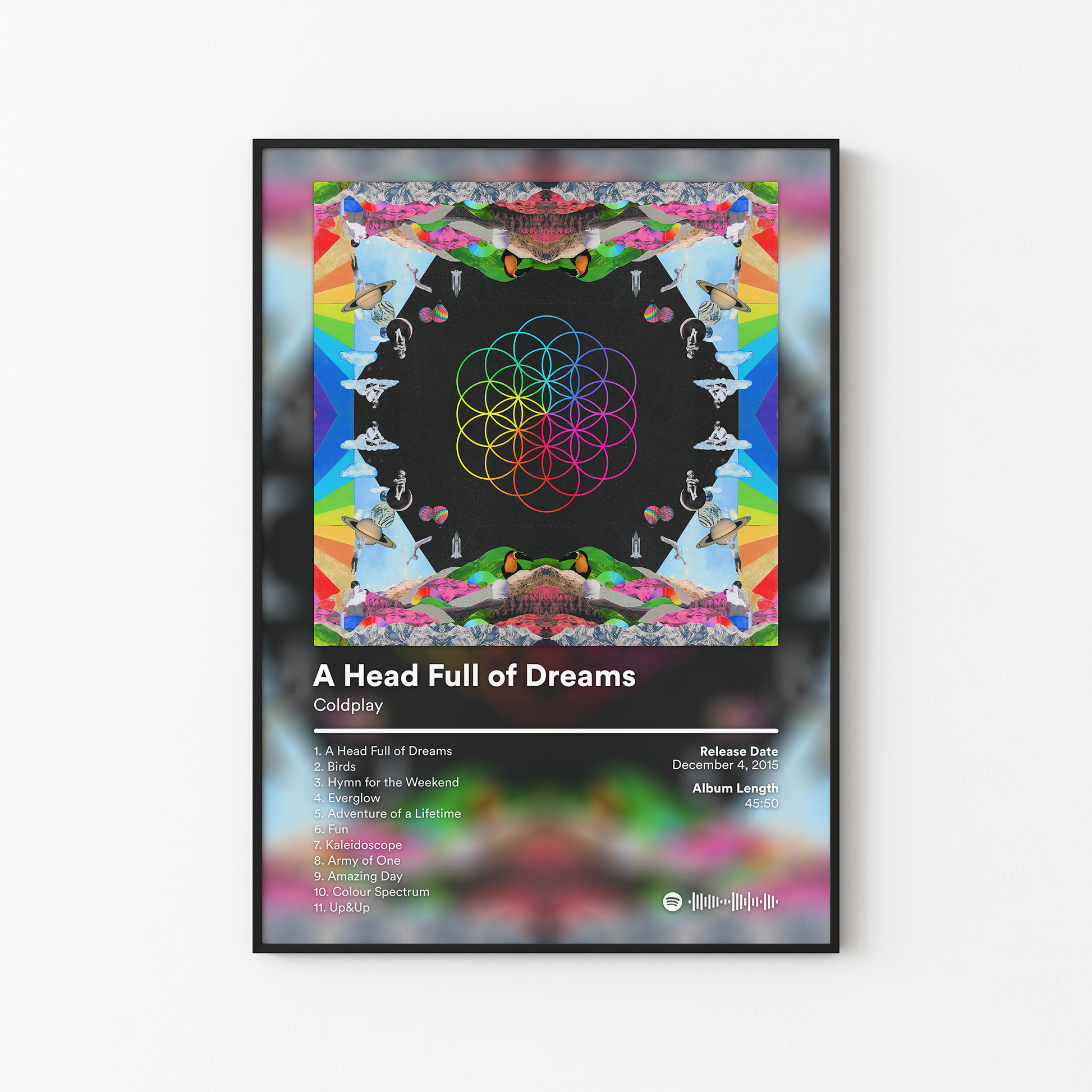 Coldplay A Head Full of Dreams Album Poster