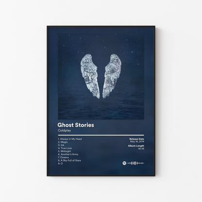 Coldplay Ghost Stories Album Poster