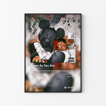 DC THE DON Come As You Are Album Poster