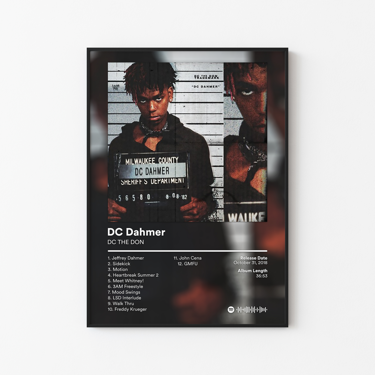 DC THE DON DC Dahmer Album Poster