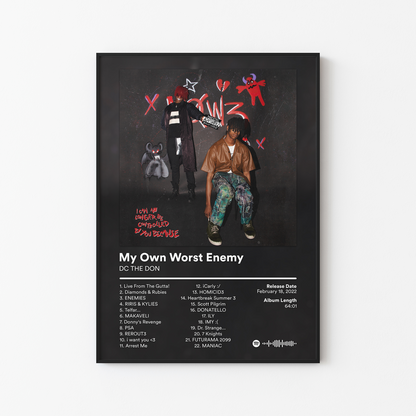 DC THE DON My Own Worst Enemy Album Poster