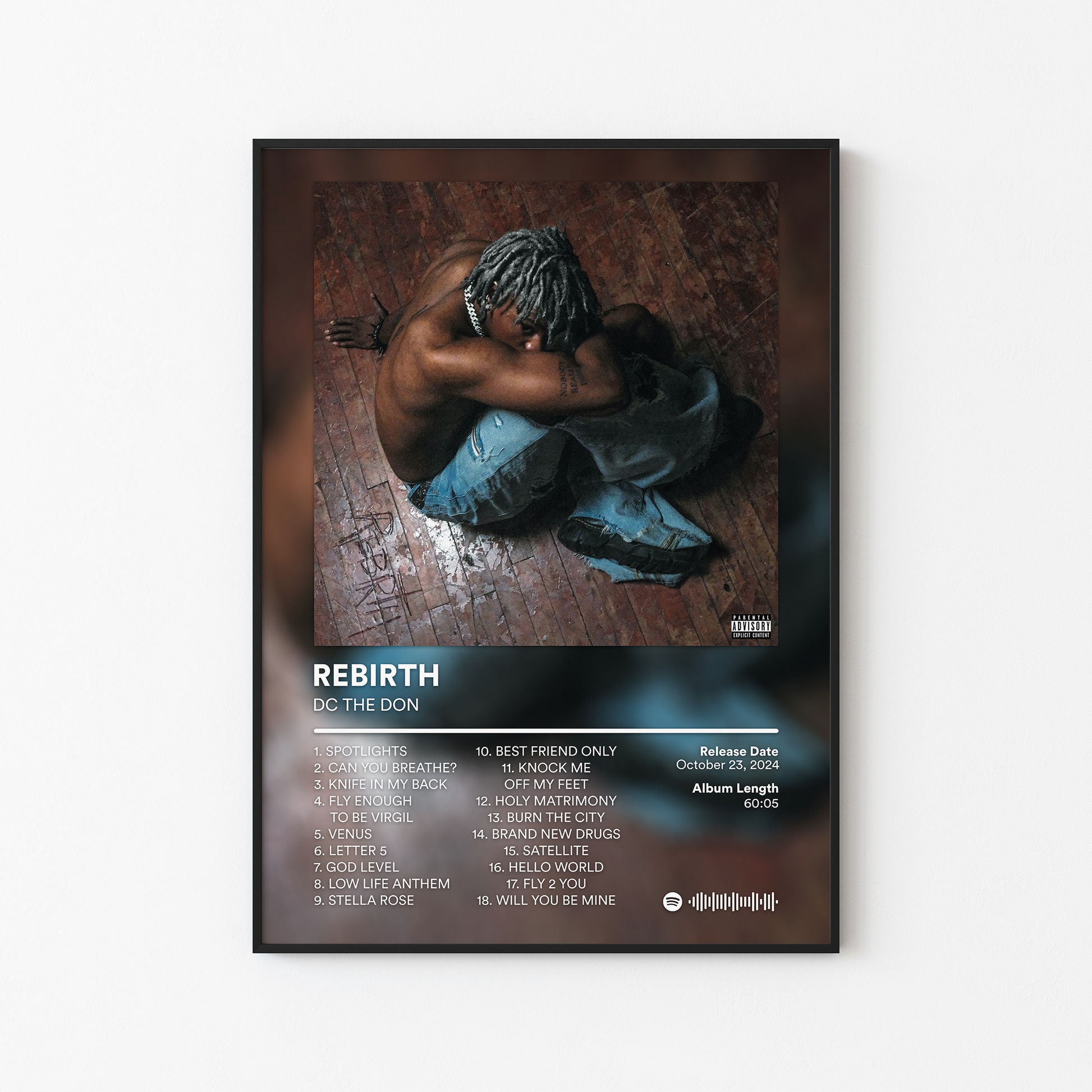 DC THE DON REBIRTH Album Poster