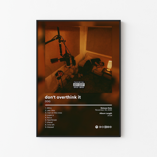 DDG dont overthink it Album Poster