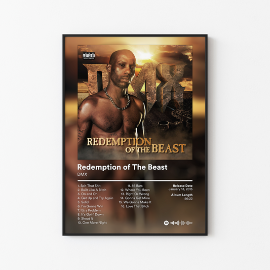 DMX Redemption of The Beast Album Poster