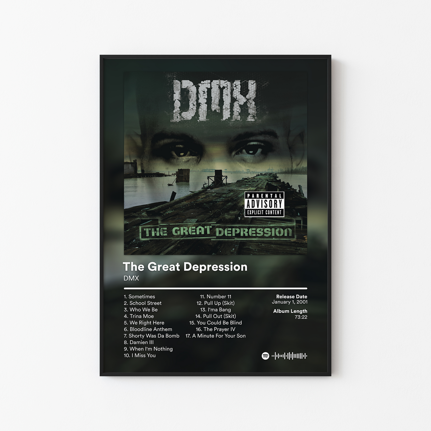 DMX The Great Depression Album Poster