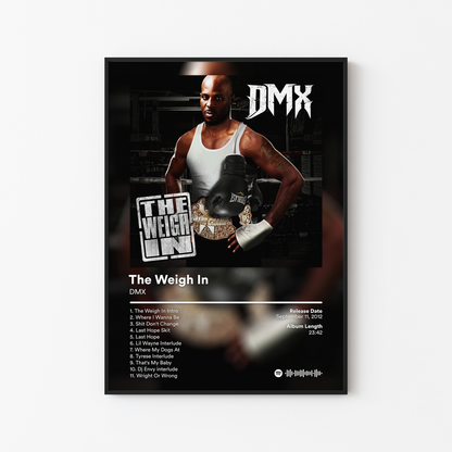DMX The Weigh In Album Poster