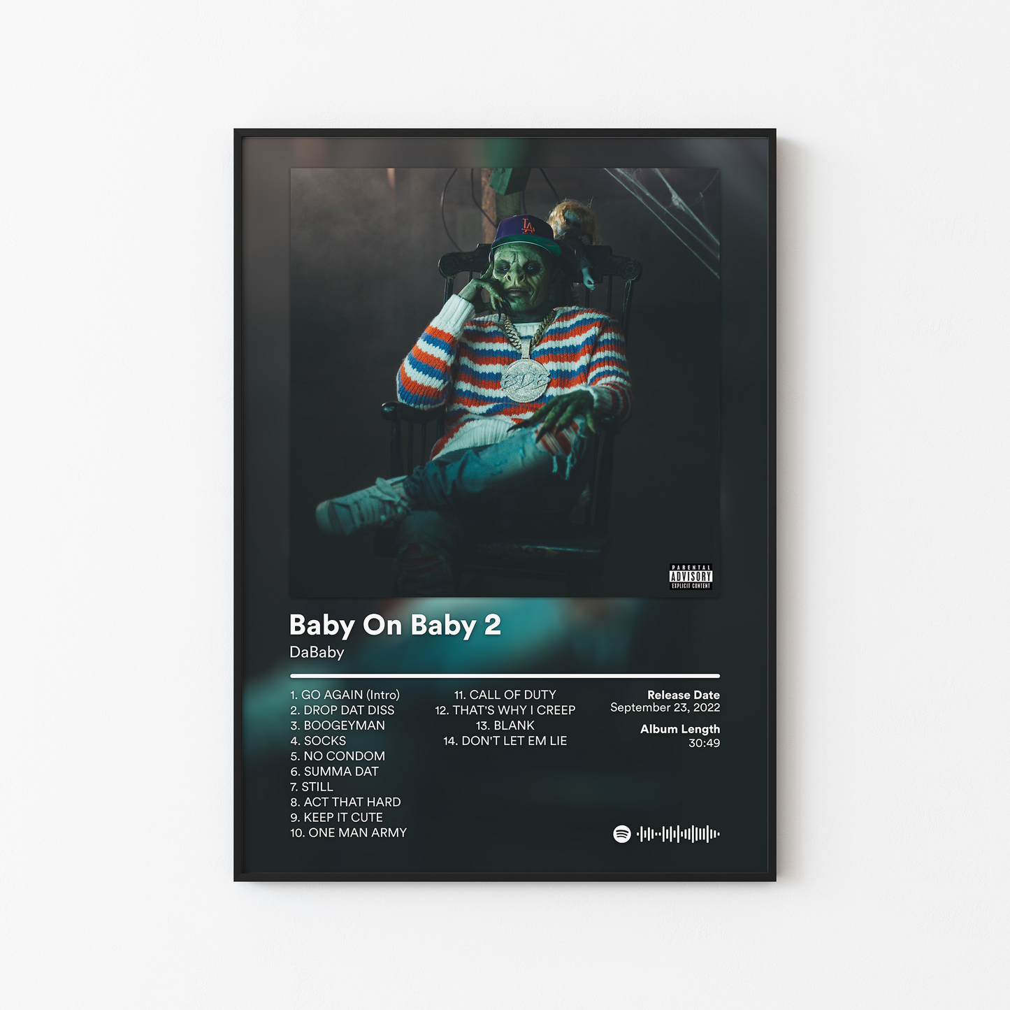 DaBaby Baby On Baby 2 Album Poster