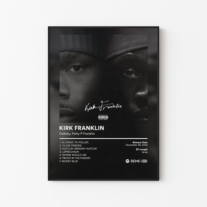 DaBaby KIRK FRANKLIN Album Poster