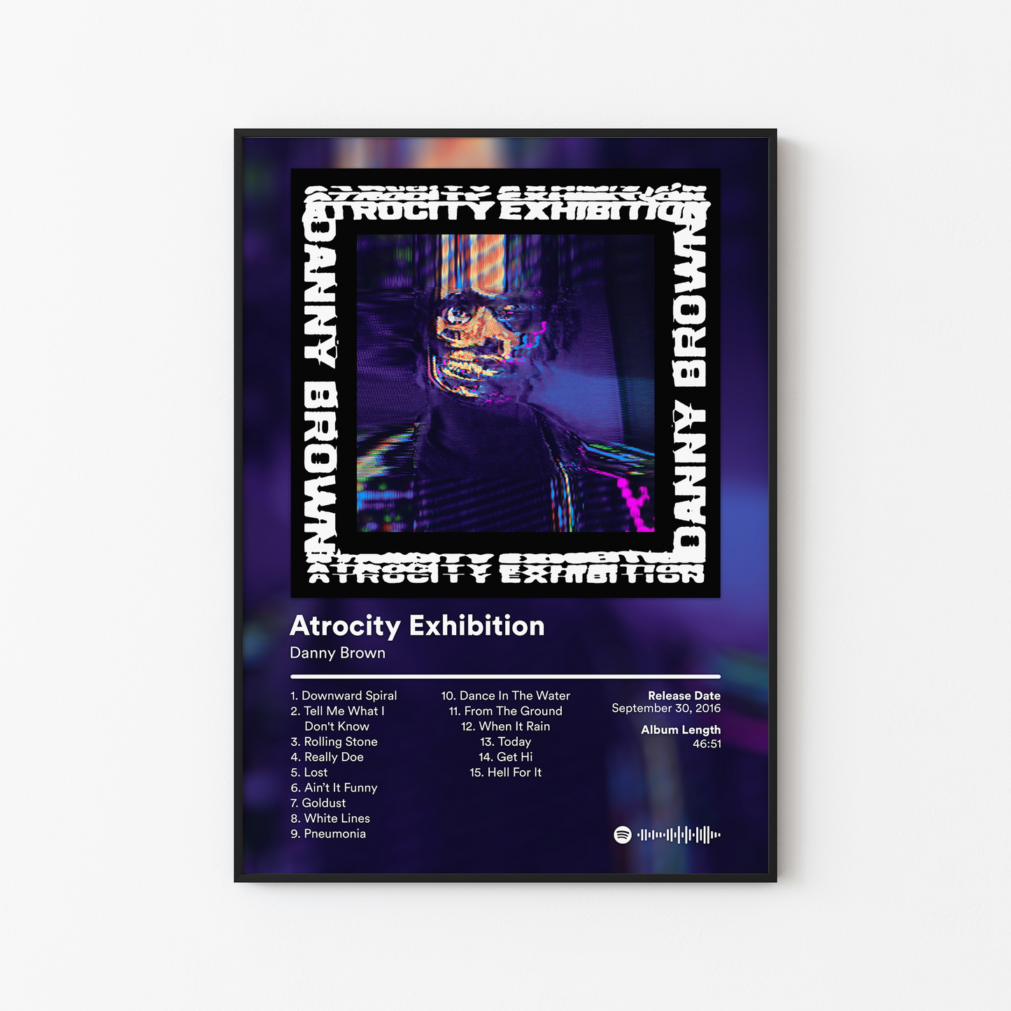 Danny Brown Atrocity Exhibition Album Poster