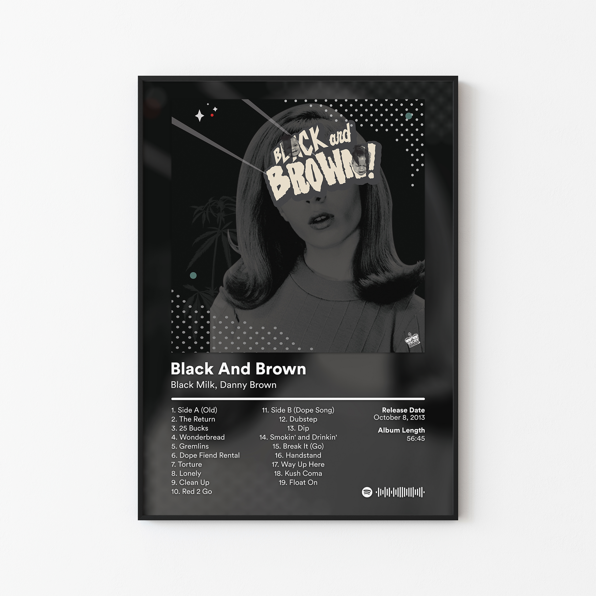 Danny Brown Black And Brown Album Poster