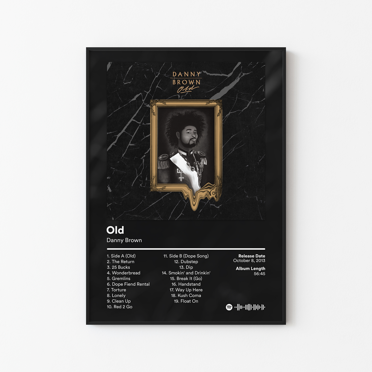 Danny Brown Old Album Poster