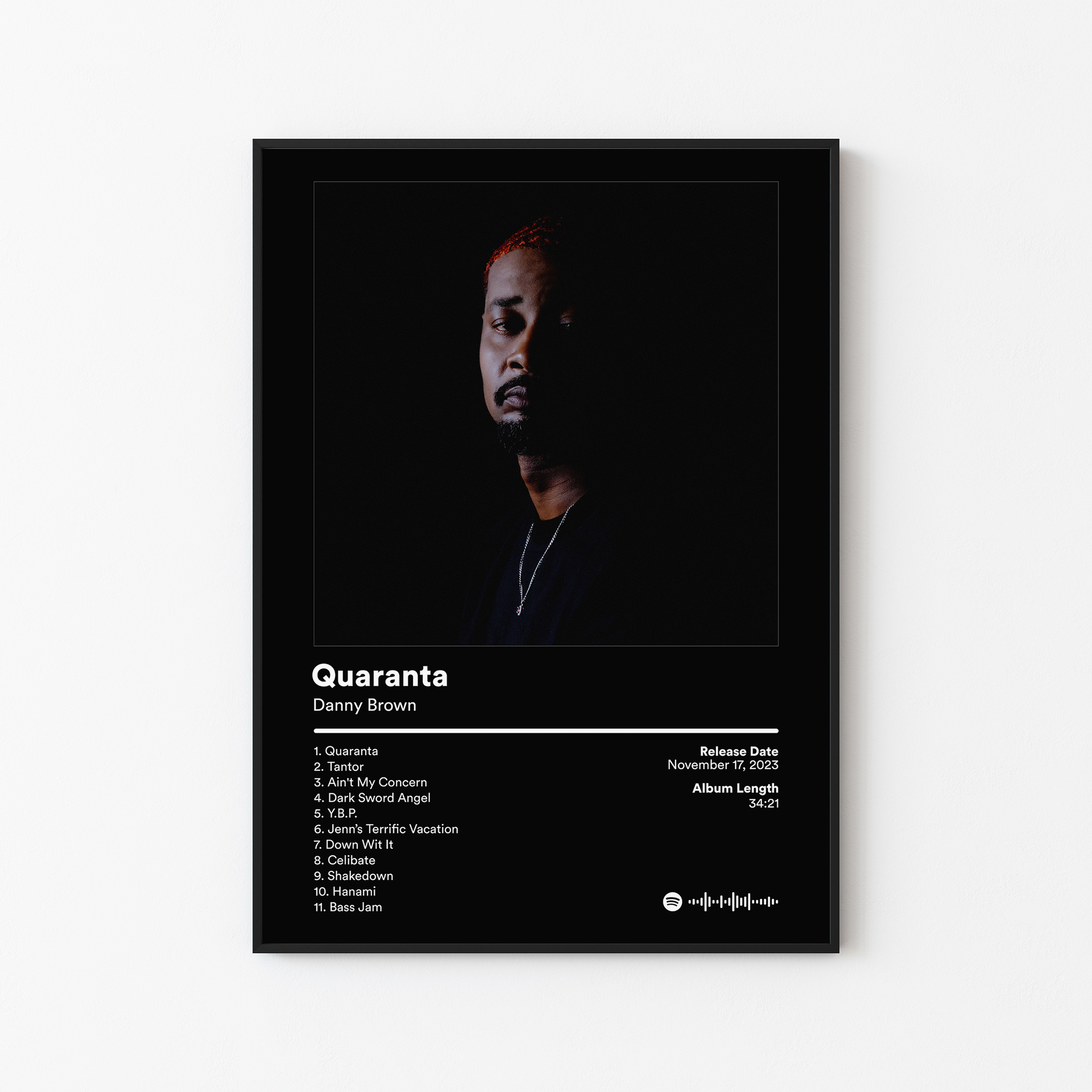 Danny Brown Quaranta Album Poster