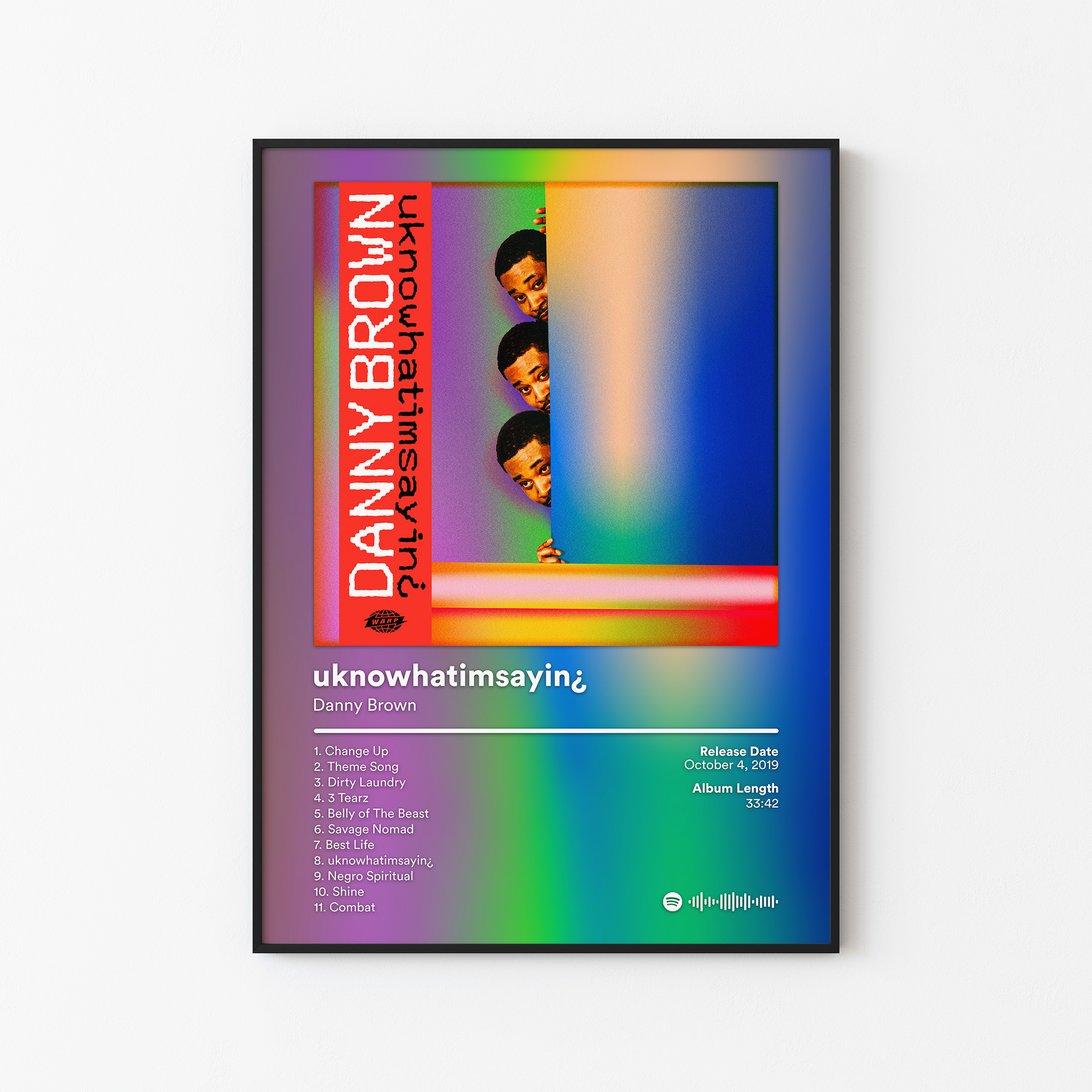 Danny Brown uknowhatimsayin Album Poster