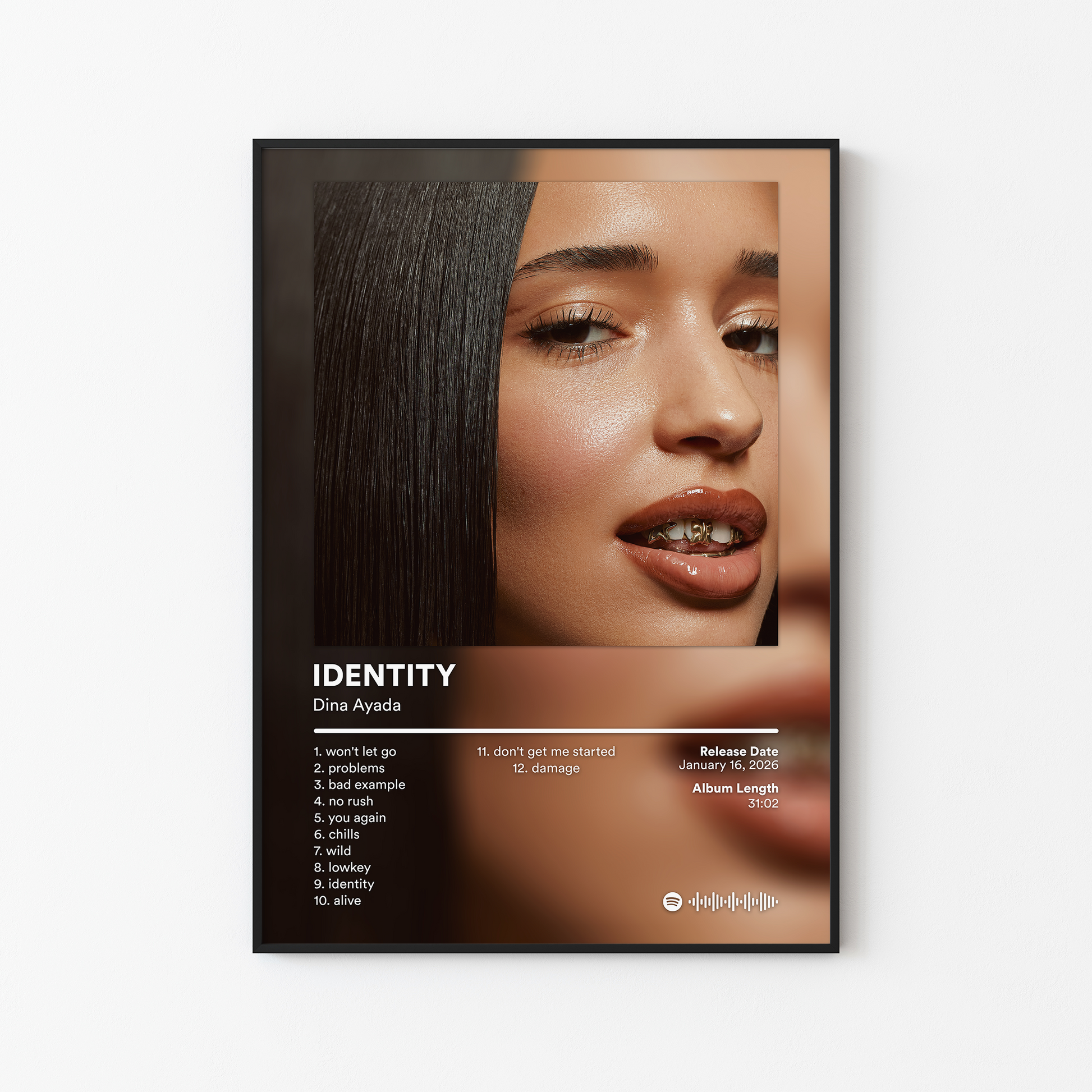 Dina Ayada IDENTITY Album Poster