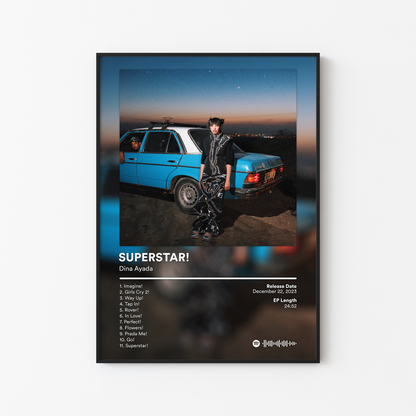 Dina Ayada SUPERSTAR Album Poster