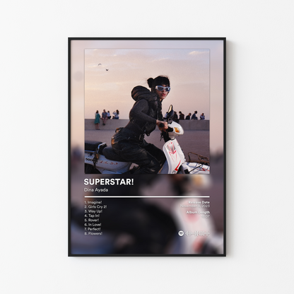 Dina Ayada SUPERSTAR Album Poster